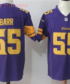 Minnesota Vikings Anthony Barr #55 Nfl 2020 Purple Jersey Jersey
