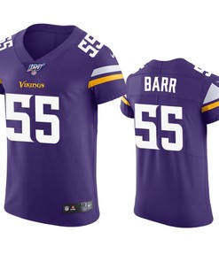Minnesota Vikings Anthony Barr Purple 100th Season Vapor Elite Jersey