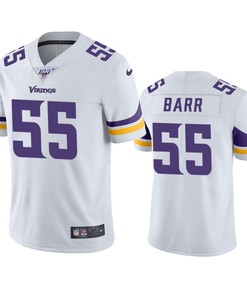Minnesota Vikings Anthony Barr White 100th Season Vapor Limited Jersey