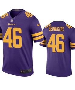 Minnesota Vikings Bene Benwikere Purple Color Rush Legend Jersey