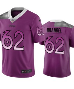 Minnesota Vikings Blake Brandel Purple City Edition Vapor Limited Jersey