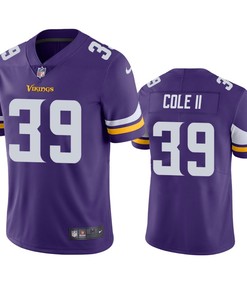 Minnesota Vikings Brian Cole Ii Purple Vapor Untouchable Limited Jersey