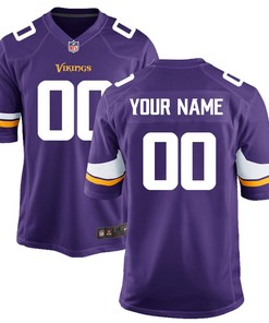 Minnesota Vikings Custom Game Jersey Custom Jerseys Nfl