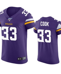 Minnesota Vikings Dalvin Cook Purple 100th Season Vapor Elite Jersey