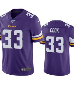 Minnesota Vikings Dalvin Cook Purple 100th Season Vapor Limited Jersey