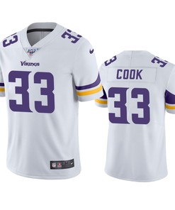 Minnesota Vikings Dalvin Cook White 100th Season Vapor Limited Jersey