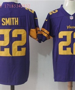 Minnesota Vikings Emmitt Smith #22 Nfl 2020 Blue Jersey Jersey