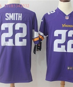 Minnesota Vikings Emmitt Smith #22 Nfl 2020 Purple Jersey Jersey