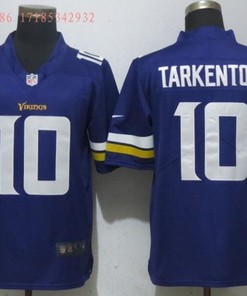 Minnesota Vikings Fran Tarkenton #10 Nfl 2020 Cobalt Blue Jersey Jersey