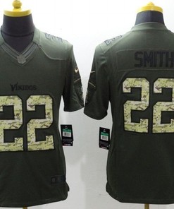 Minnesota Vikings Harrison Smith #22 Nfl 2020 Moss Green Jersey
