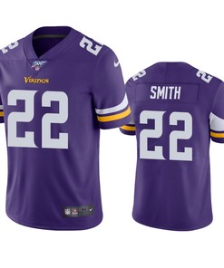 Minnesota Vikings Harrison Smith Purple 100th Season Vapor Limited Jersey