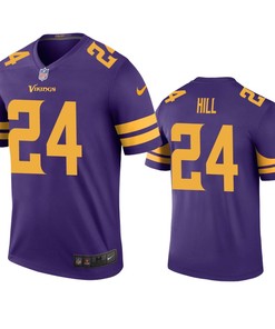 Minnesota Vikings Holton Hill Purple Color Rush Legend Jersey