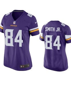 Minnesota Vikings Irv Smith Jr. 2019 Nfl Draft Purple Game Womens Jersey