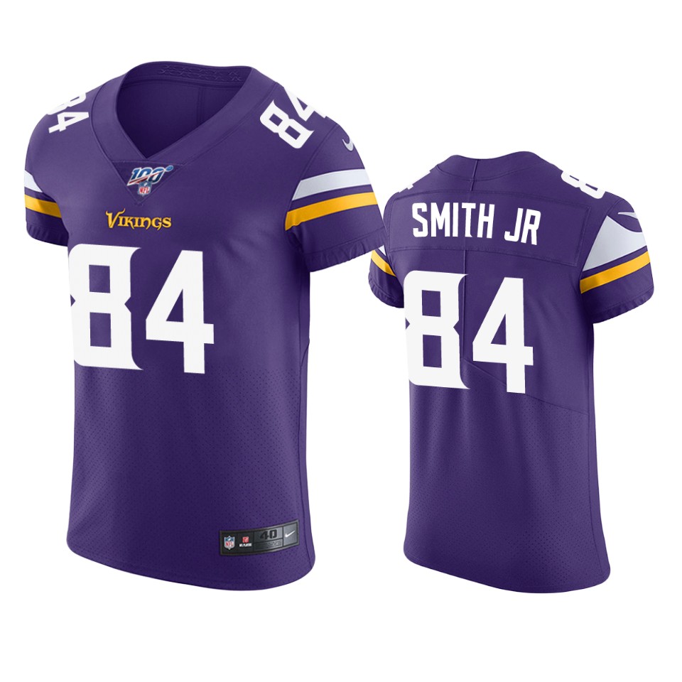 Minnesota Vikings Irv Smith Jr. Purple 100th Season Vapor Elite Jersey