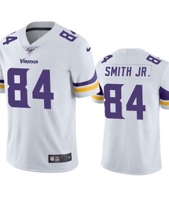 Minnesota Vikings Irv Smith Jr. White 100th Season Vapor Limited Jersey