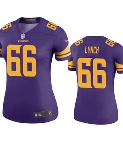Minnesota Vikings James Lynch Purple Color Rush Legend Jersey
