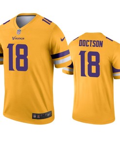Minnesota Vikings Josh Doctson Gold Inverted Legend Jersey