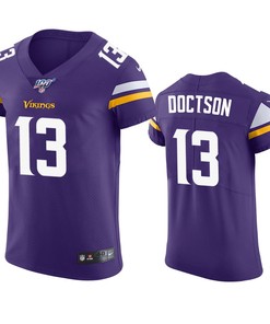 Minnesota Vikings Josh Doctson Purple 100th Season Vapor Elite Jersey