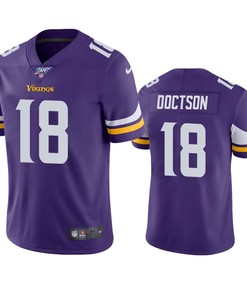 Minnesota Vikings Josh Doctson Purple 100th Season Vapor Limited Jersey