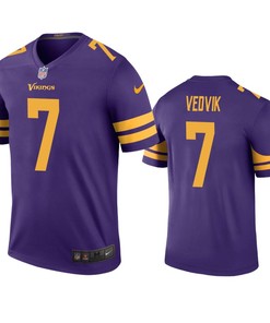 Minnesota Vikings Kaare Vedvik Purple Color Rush Legend Jersey