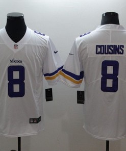 Minnesota Vikings Kirk Cousins #8 Nfl 2020 White Jersey Jersey