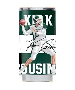Minnesota Vikings Kirk Cousins Green Tumbler - Minnesota Vikings Kirk Cousins Green Stainless Steel Tumbler - Perfect Gift for Fan