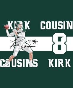 Minnesota Vikings Kirk Cousins Green Tumbler - Minnesota Vikings Kirk Cousins Green Stainless Steel Tumbler - Perfect Gift for Fan