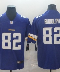 Minnesota Vikings Kyle Rudolph #82 Nfl 2020 Blue Jersey
