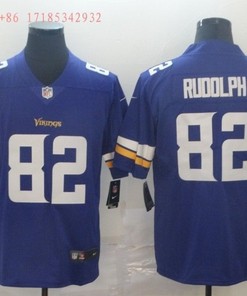 Minnesota Vikings Kyle Rudolph #82 Nfl 2020 Cobalt Blue Jersey Jersey