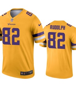 Minnesota Vikings Kyle Rudolph Gold Inverted Legend Jersey