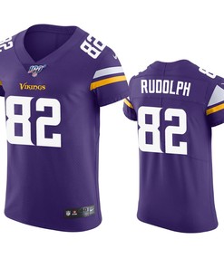 Minnesota Vikings Kyle Rudolph Purple 100th Season Vapor Elite Jersey