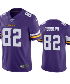 Minnesota Vikings Kyle Rudolph Purple 100th Season Vapor Limited Jersey