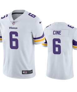 Minnesota Vikings Lewis Cine White 2022 Draft Vapor Limited Jersey