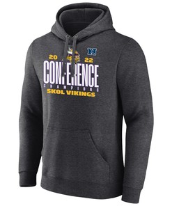 Minnesota Vikings NFC Conference Champions Skol Vikings Black Pullover Hoodie