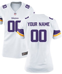 Minnesota Vikings Nike Womens Custom Game Jersey - White