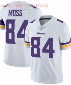 Minnesota Vikings Randy Moss #84 Nfl 2020 White Jersey Jersey