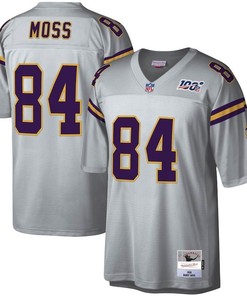 Minnesota Vikings Randy Moss Platinum Nfl 100 Retired Player Legacy Jersey