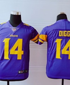 Minnesota Vikings Stefon Diggs #14 Nfl 2020 Purple Jersey
