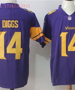 Minnesota Vikings Stefon Diggs #14 Nfl 2020 Purple Jersey Jersey