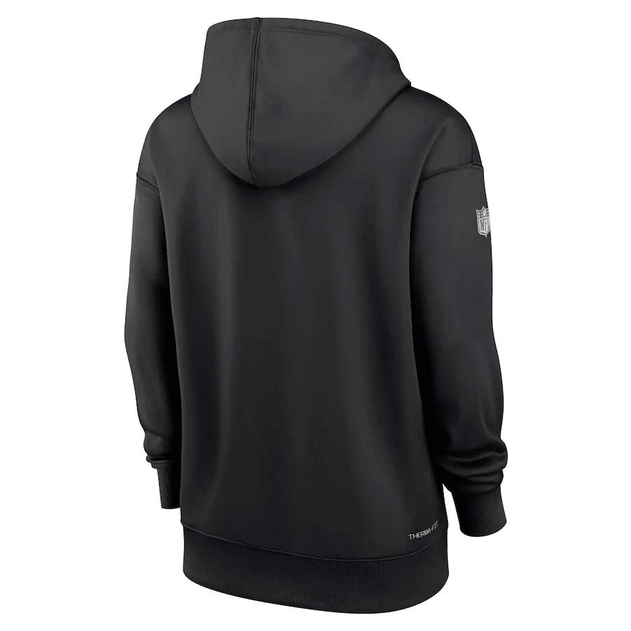 Minnesota Vikings Women's 2022 NFL Crucial Catch Therma Performance Pullover Hoodie - Black