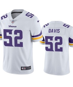 Minnesota Vikings Wyatt Davis 52 White Vapor Limited Jersey - Men's