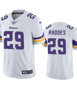 Minnesota Vikings Xavier Rhodes White 100th Season Vapor Limited Jersey