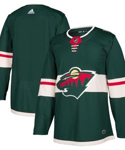 Minnesota Wild Adidas Home Authentic Blank Jersey - Green Nhl