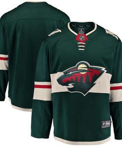 Minnesota Wild Fanatics Branded Breakaway Home Jersey - Green Nhl