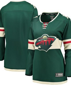 Minnesota Wild Fanatics Branded Womens Breakaway Home Jersey - Green Nhl