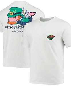 Minnesota Wild Vineyard Vines St. Patrick's Day T-Shirt - White