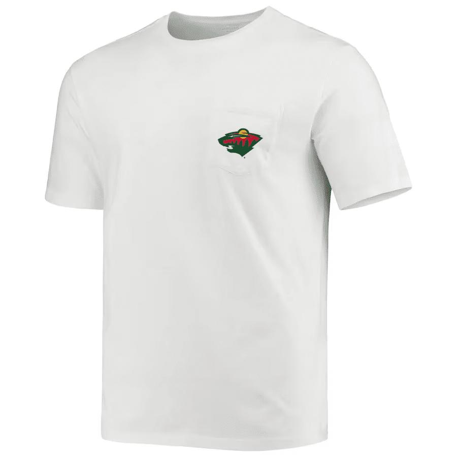 Minnesota Wild Vineyard Vines St. Patrick's Day T-Shirt - White