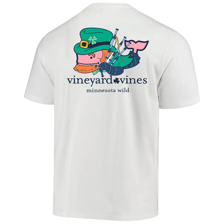 Minnesota Wild Vineyard Vines St. Patrick's Day T-Shirt - White