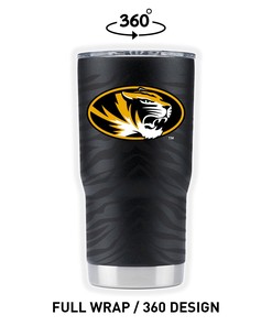 Missouri Maroon Full Wrap Tumbler - Missouri Maroon Full Wrap Team Logo Tumbler - Show Your Team Pride