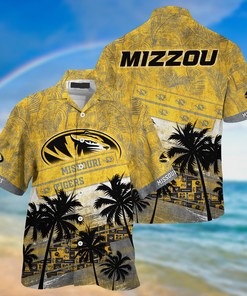 Missouri Tigers NCAA Palm Tree Pattern Hawaii Shirt For Sports Fans